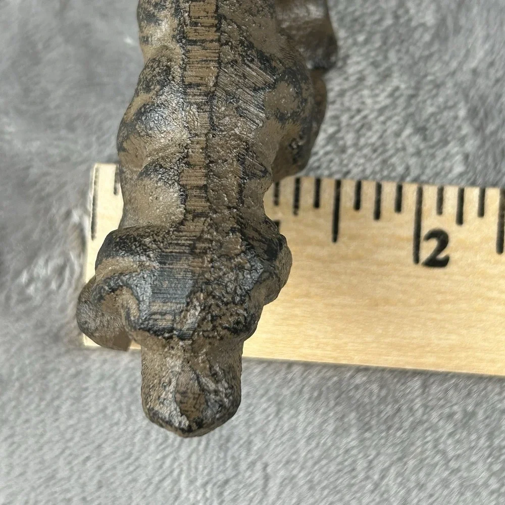 Vintage Cast Iron Pointer Dog Irish Setter? Small ~5-3/8 in Heavy Paperweight